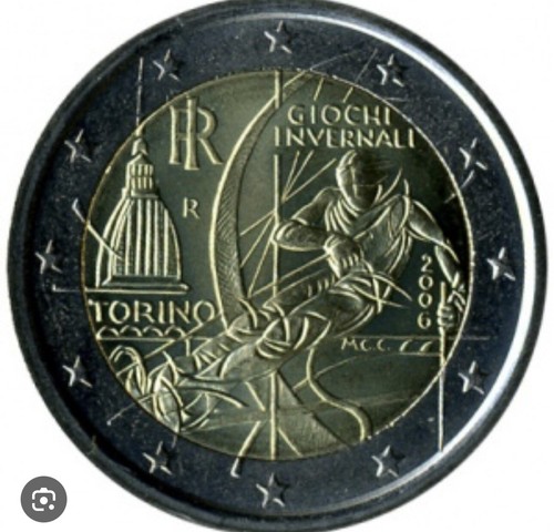 Moneta rara euro giochi - 2,