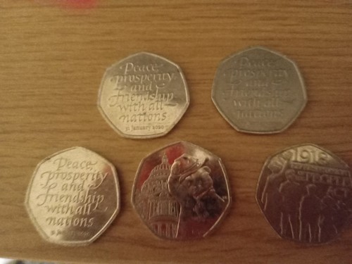 Monete rare 50p - rare, parte
