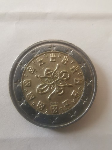 Una moneta euro circolata - una,