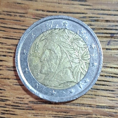 Moneta euro italia con - moneta,