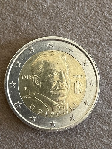 Moneta due euro - due, rara
